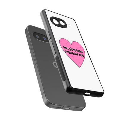 Sassy Truth sleek google pixel 10a cover with tempered glass back and TPU edges