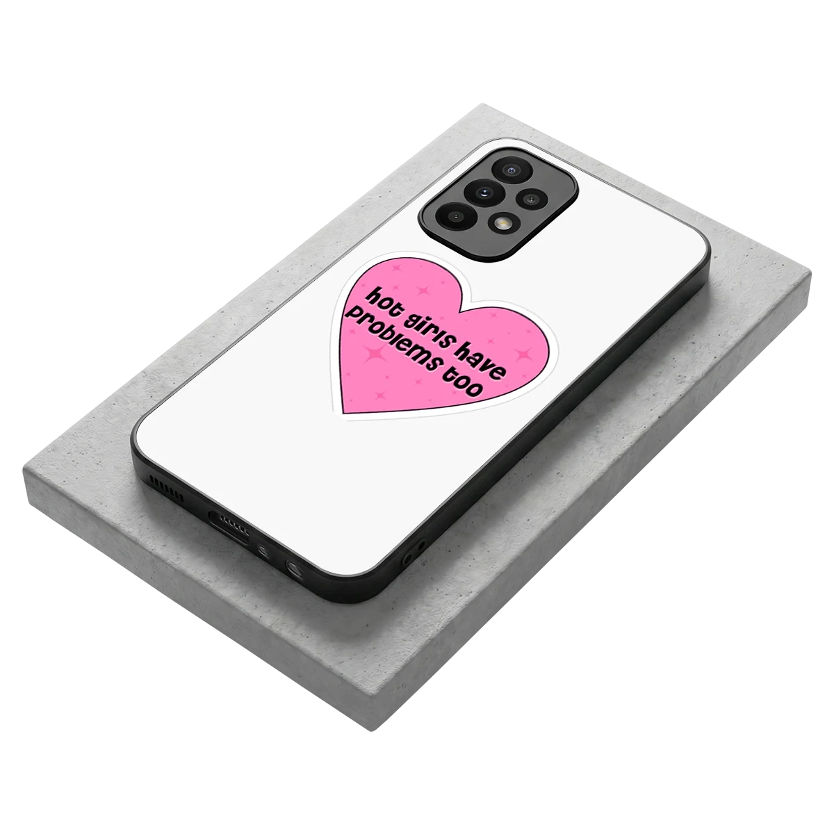 Sassy Truth stylish phone case for samsung galaxy a23 | glossy glass and slim fit