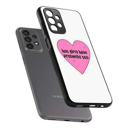 Sassy Truth sleek samsung galaxy a23 cover with tempered glass back and TPU edges