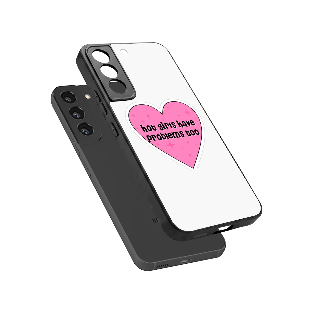 Sassy Truth sleek samsung galaxy s22 cover with tempered glass back and TPU edges