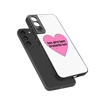 Sassy Truth sleek samsung galaxy s22 cover with tempered glass back and TPU edges
