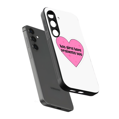 Sassy Truth sleek samsung galaxy s25 plus cover with tempered glass back and TPU edges
