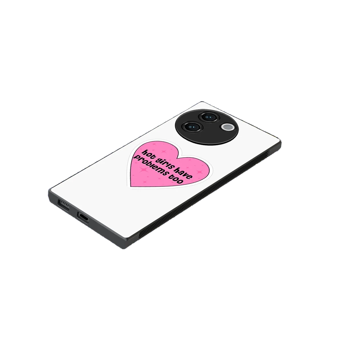 Sassy Truth stylish phone case for vivo v30e | glossy glass and slim fit