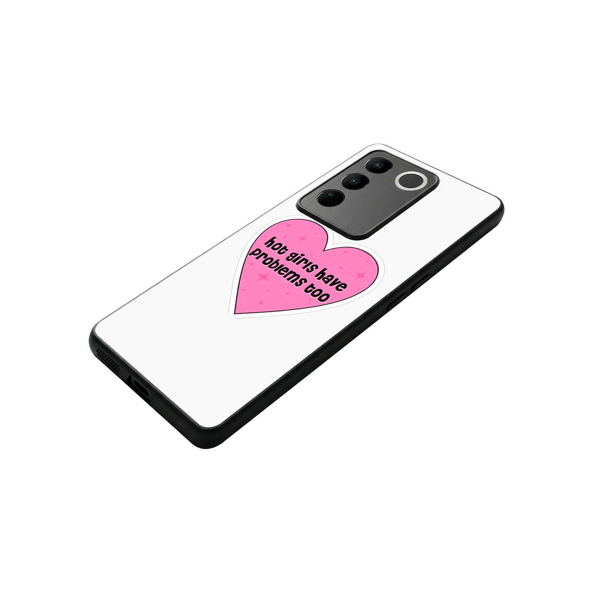 Sassy Truth stylish phone case for vivo v27 5g | glossy glass and slim fit