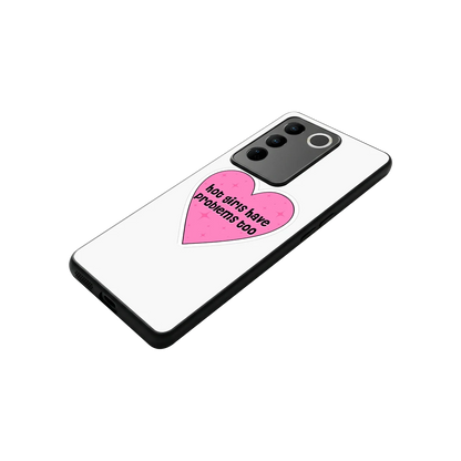 Sassy Truth stylish phone case for vivo v27 5g | glossy glass and slim fit