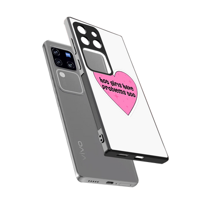 Sassy Truth sleekvivo v30 pro cover with tempered glass back and TPU edges