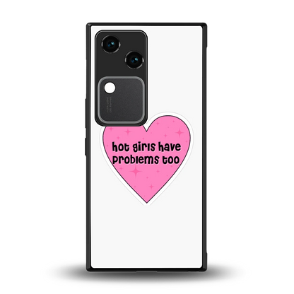 Sassy Truth back phone cover | glass case for vivo v30