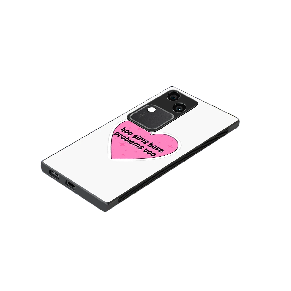 Sassy Truth stylish phone case for vivo v30 | glossy glass and slim fit