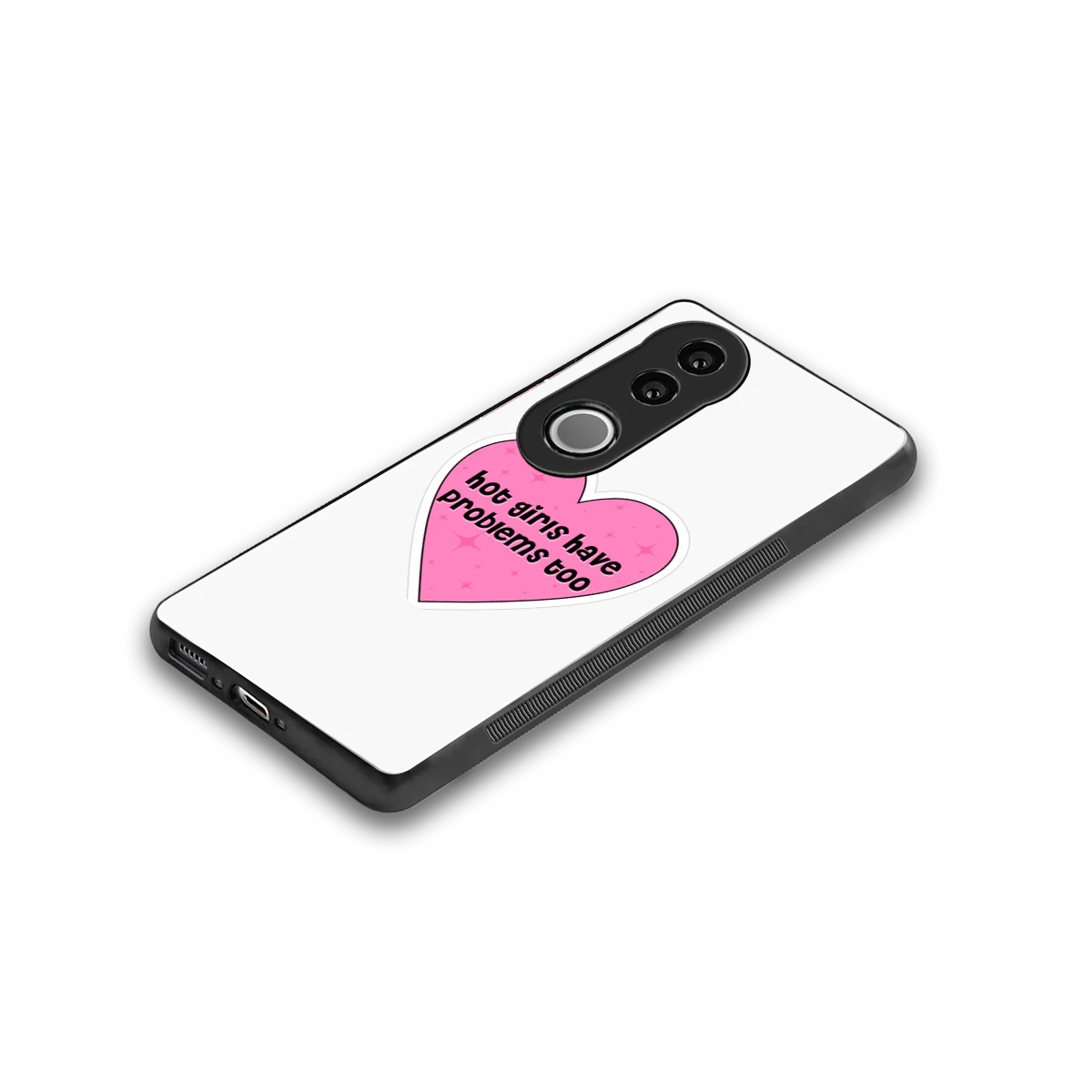 Sassy Truth stylish phone case for vivo v50 | glossy glass and slim fit