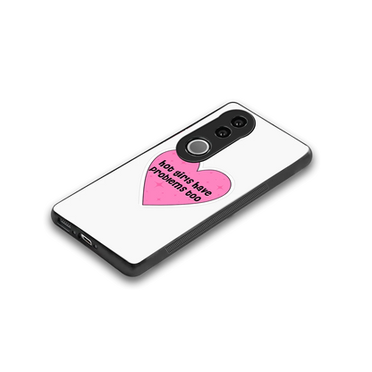 Sassy Truth stylish phone case for vivo v50 | glossy glass and slim fit