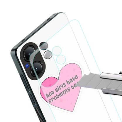 Sassy Truth stylish phone case for vivo v60 | glossy glass and slim fit