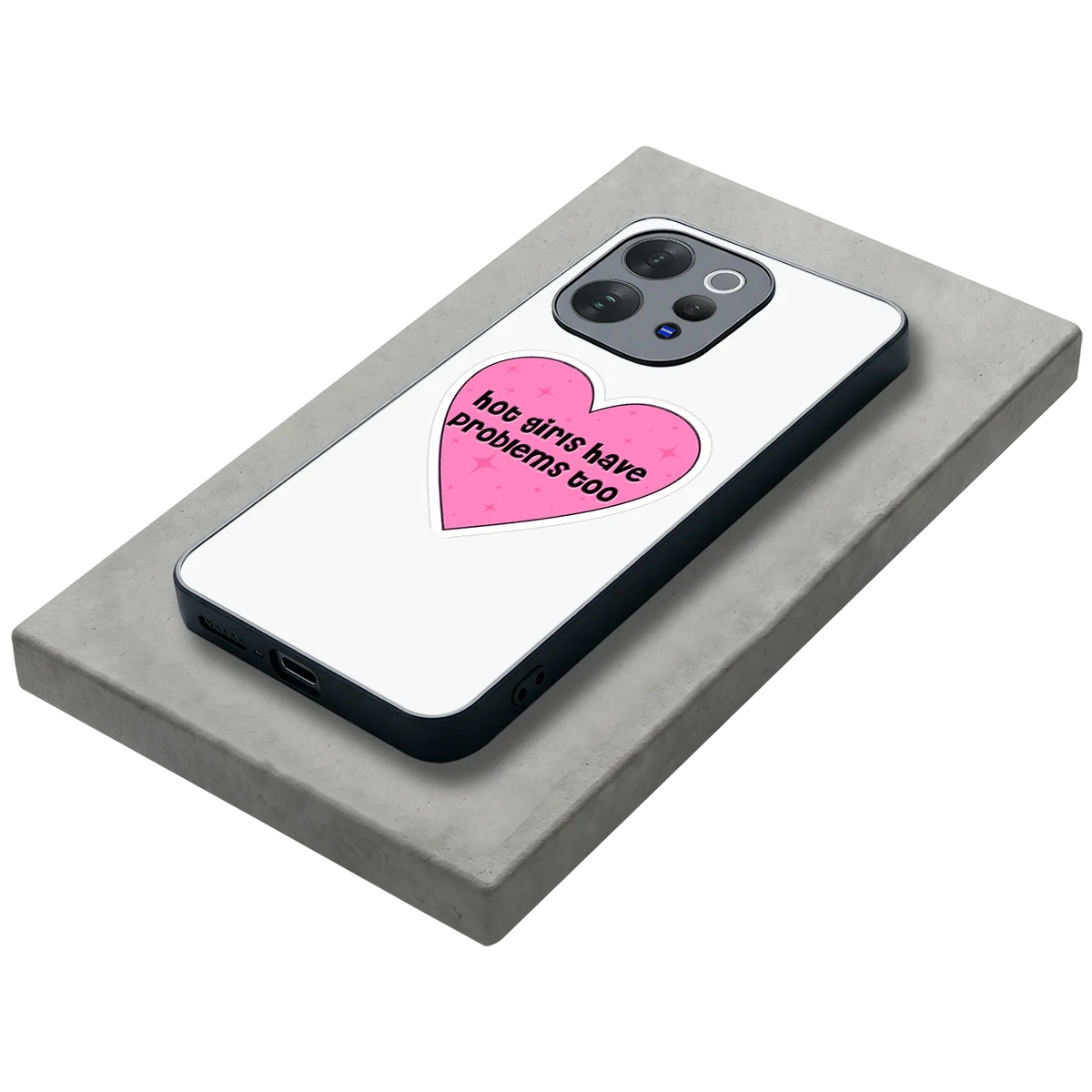 Sassy Truth stylish phone case for vivo v70 | glossy glass and slim fit