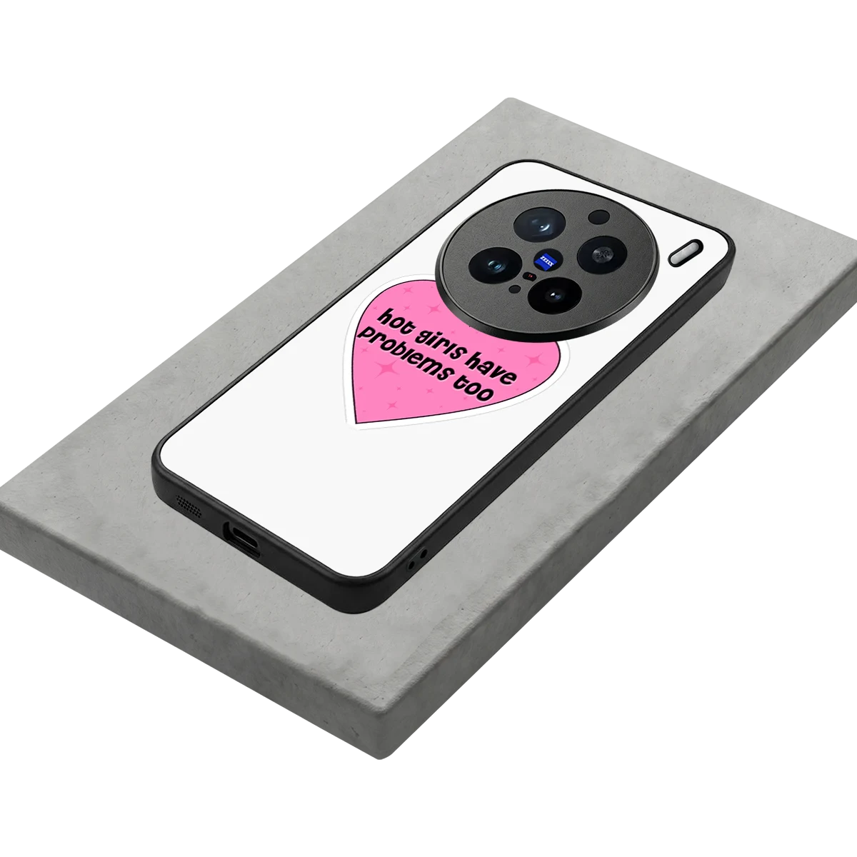 Sassy Truth stylish phone case for vivo x200 pro | glossy glass and slim fit