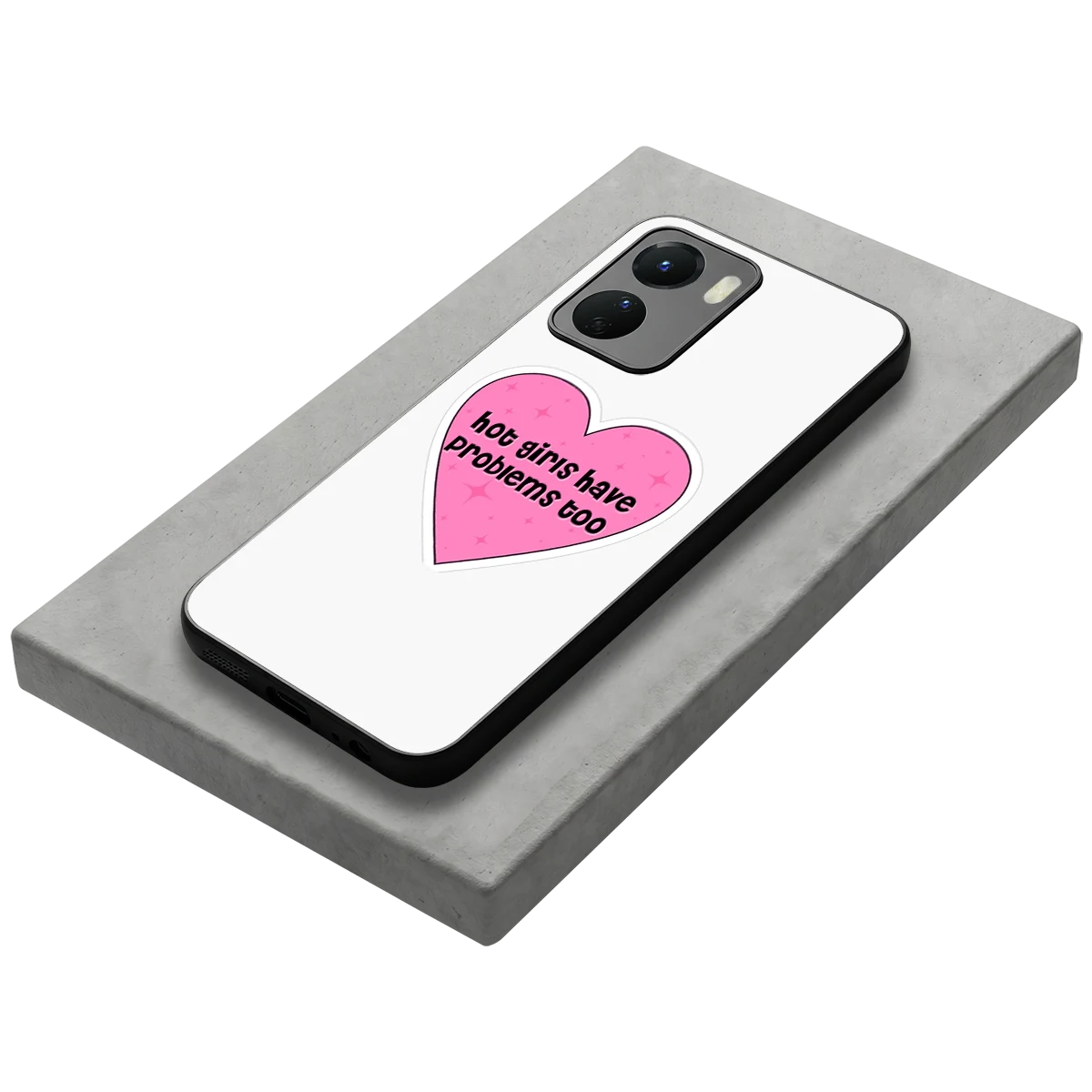Sassy Truth stylish phone case for vivo y16 | glossy glass and slim fit