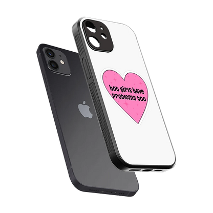Sassy Truth sleek iphone 11 cover with tempered glass back and TPU edges