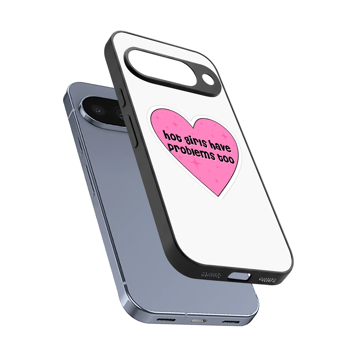 Sassy Truth sleek google pixel 10 cover with tempered glass back and TPU edges