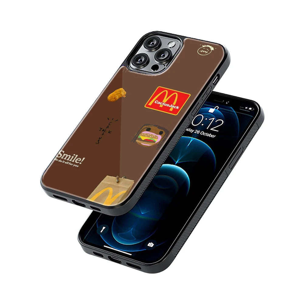 Protective Glass Back Phone Case Compatible with iPhone, Samsung, OnePlus, Pixel & More