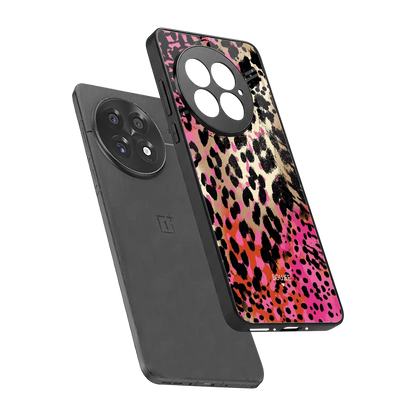 Savanna sleek oneplus 13 cover with tempered glass back and TPU edges