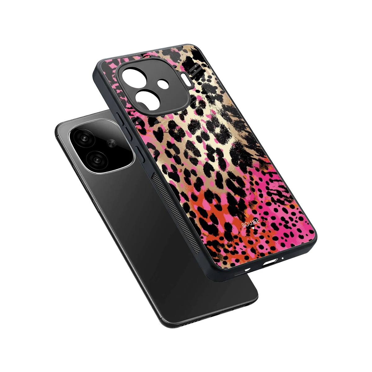 Savanna sleek iqoo neo 10r 5g cover with tempered glass back and TPU edges