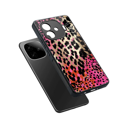 Savanna sleek iqoo neo 10r 5g cover with tempered glass back and TPU edges