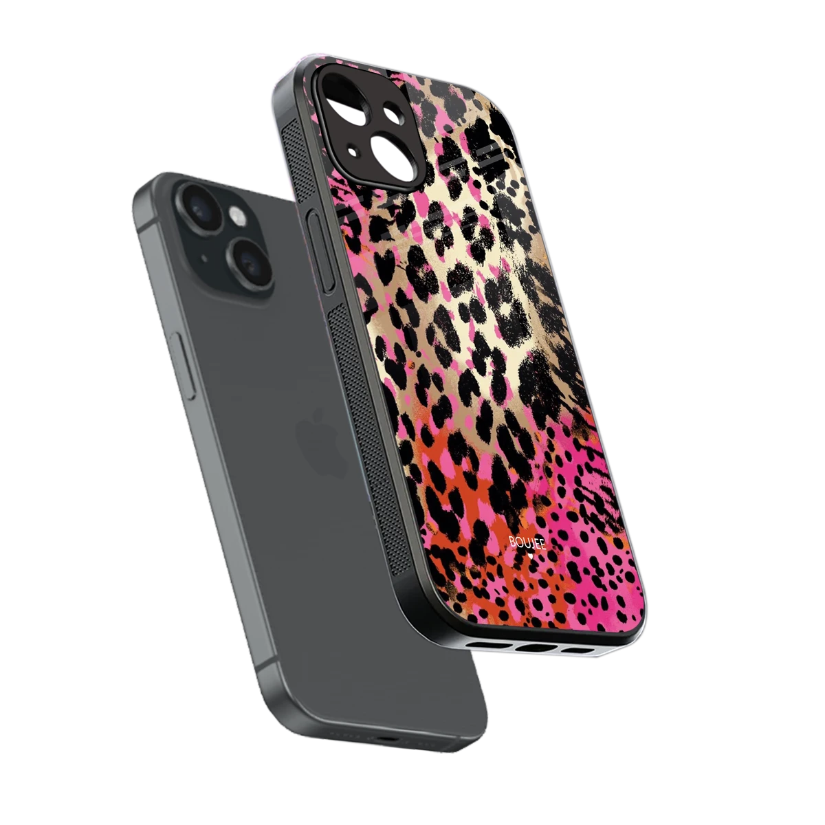 Savanna sleek iphone 13 cover with tempered glass back and TPU edges