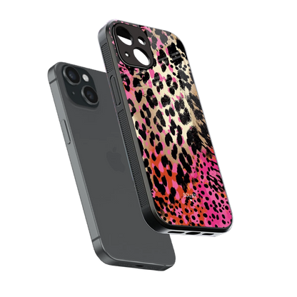 Savanna sleek iphone 13 cover with tempered glass back and TPU edges