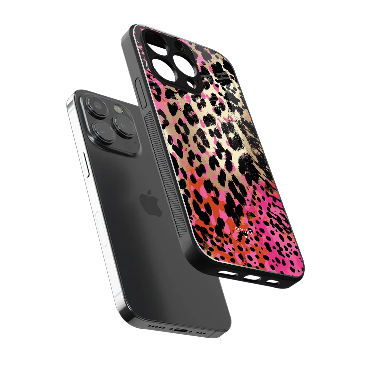 Savanna sleek iphone 15 pro cover with tempered glass back and TPU edges