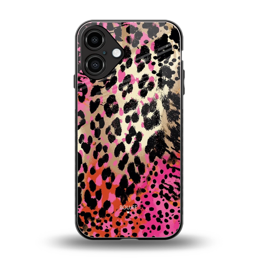 Savanna back phone cover | glass case for iphone 16 plus