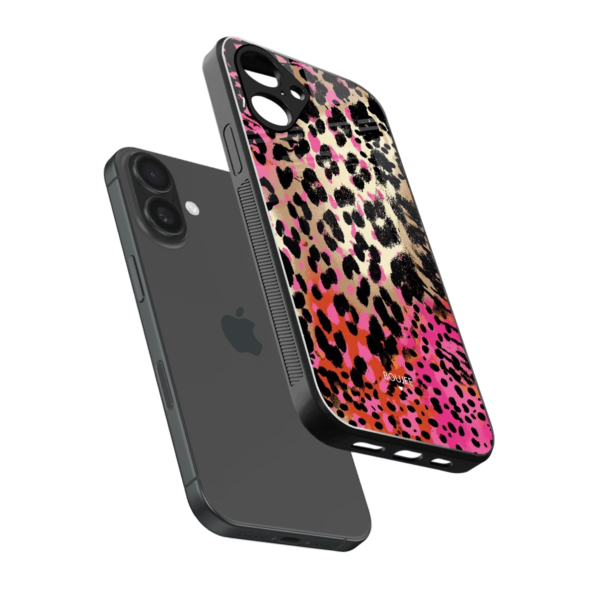 Savanna sleek iPhone 16 cover with tempered glass back and TPU edges