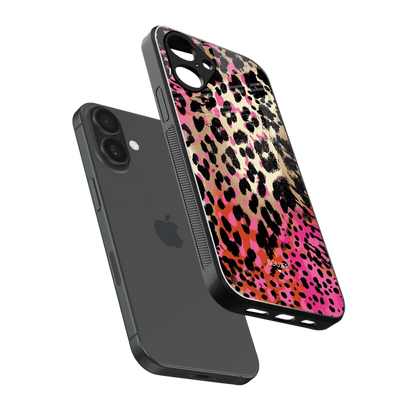 Savanna sleek iPhone 16 cover with tempered glass back and TPU edges