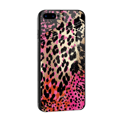 Savanna sleek iphone 8 plus cover with tempered glass back and TPU edges