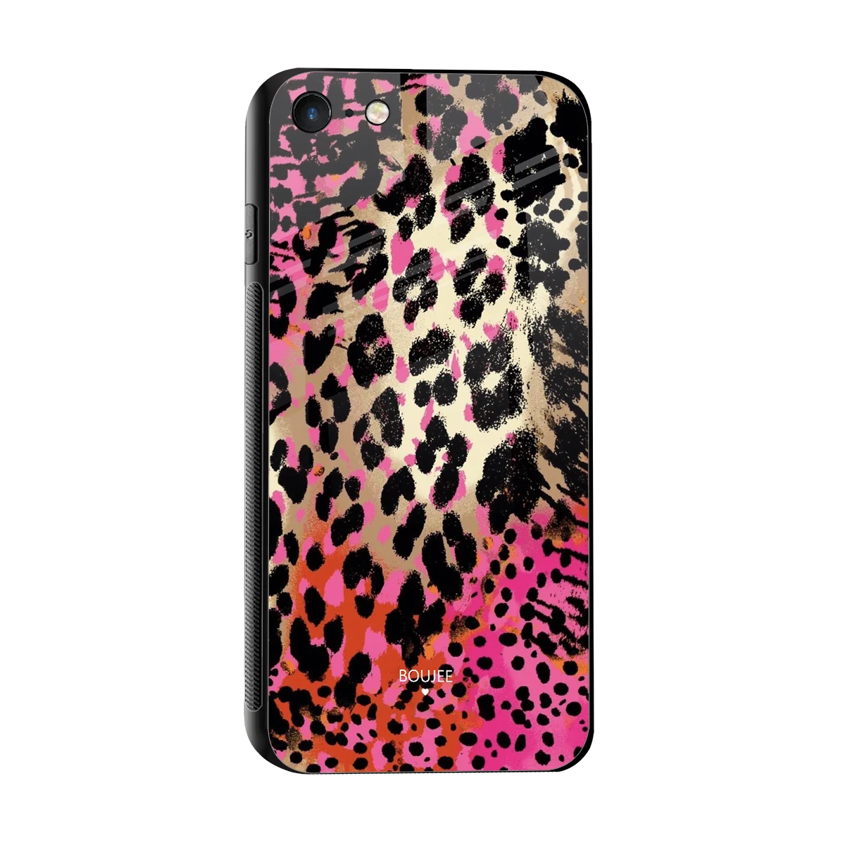 Savanna sleek iphone 7 cover with tempered glass back and TPU edges
