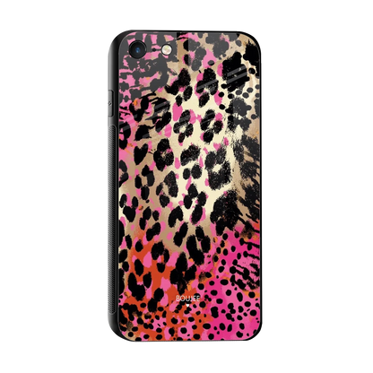 Savanna sleek iphone 7 cover with tempered glass back and TPU edges