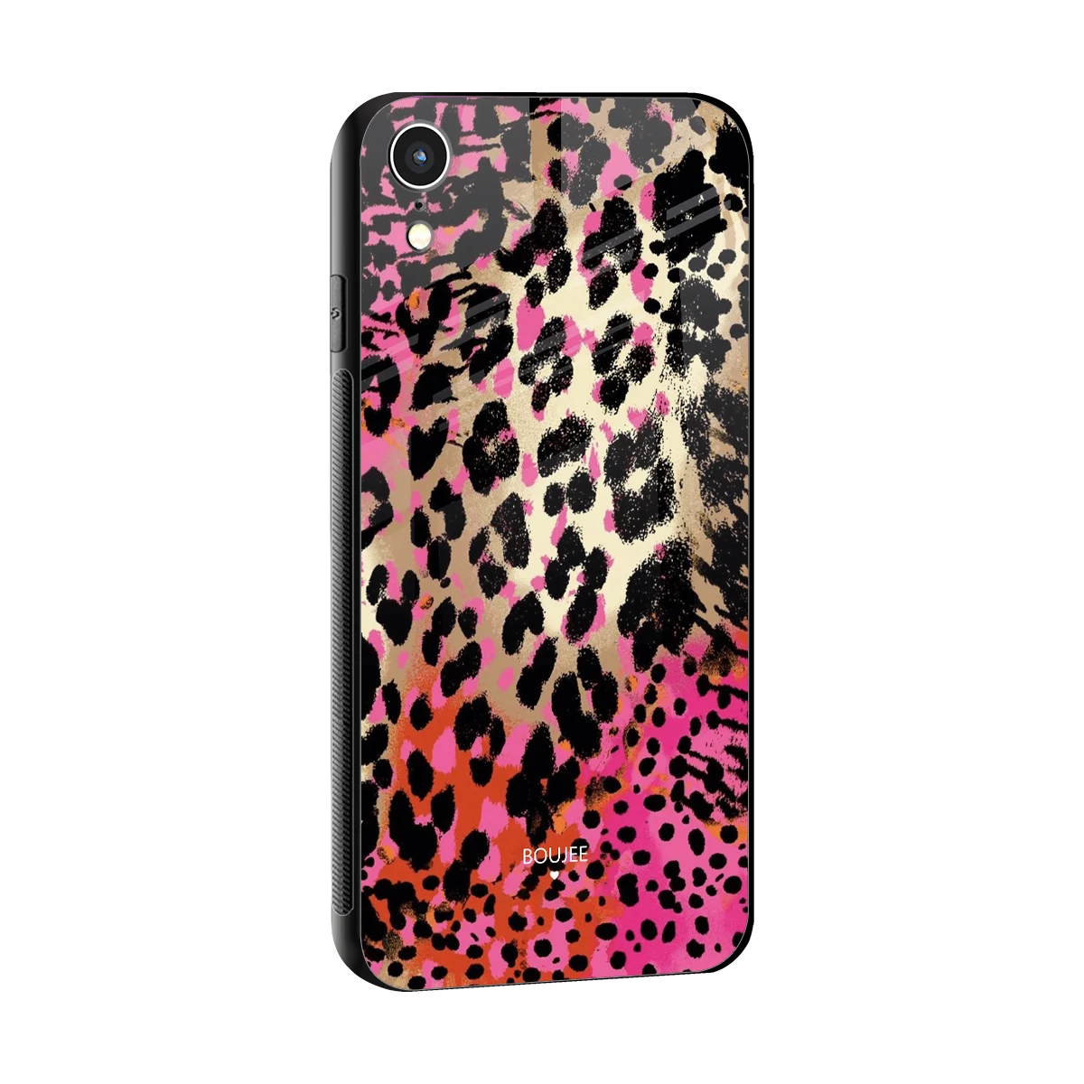 Savanna sleek iphone xr cover with tempered glass back and TPU edges