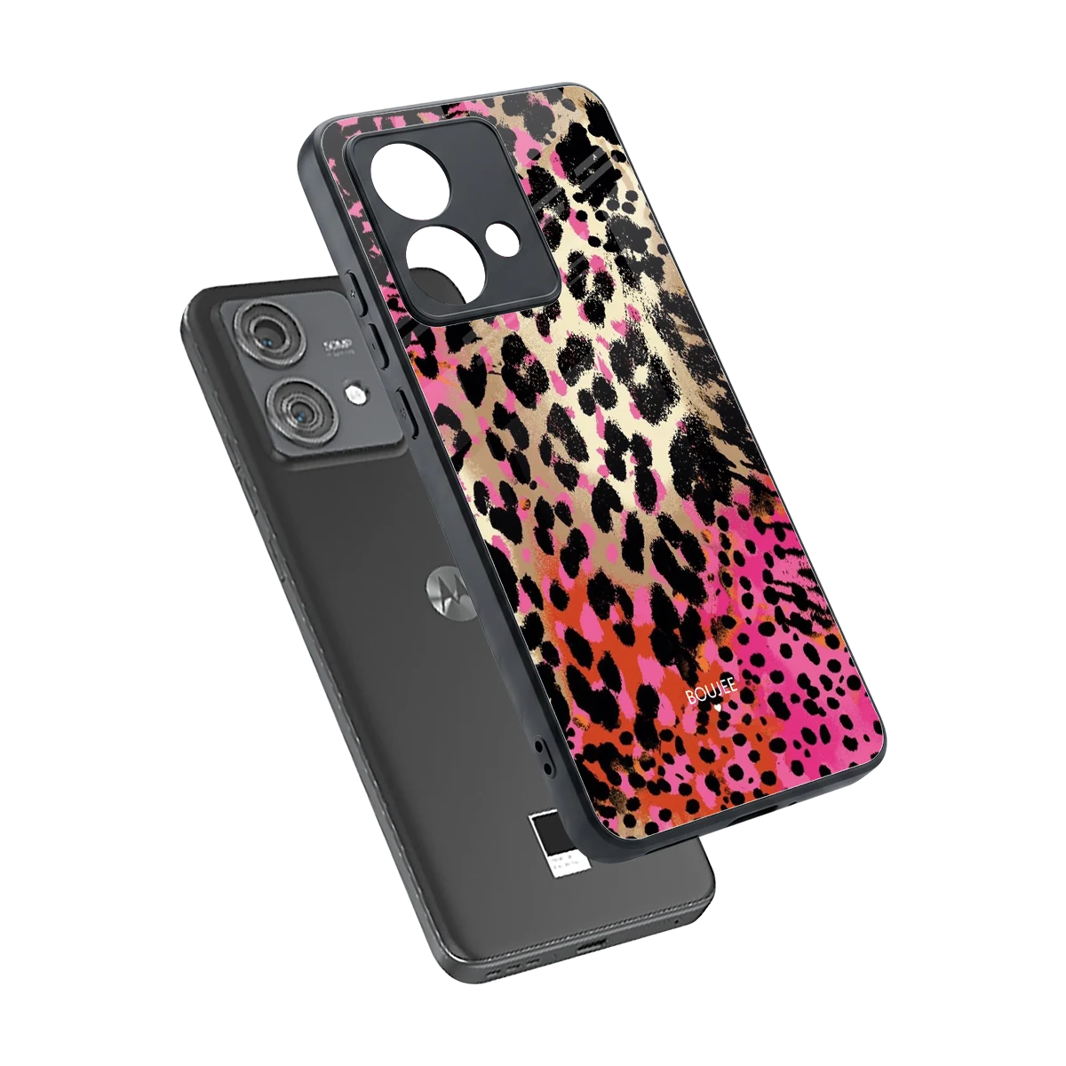 Savanna sleek motorola edge 40 neo 5g cover with tempered glass back and TPU edges