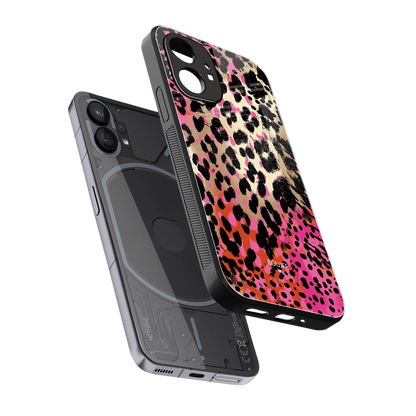 Savanna sleek nothing phone 1 cover with tempered glass back and TPU edges