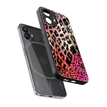 Savanna sleek nothing phone 2 cover with tempered glass back and TPU edges