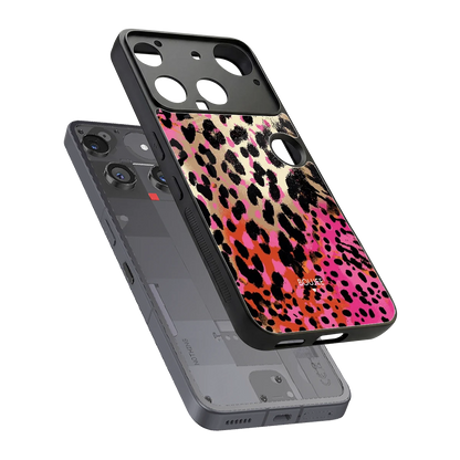 Savanna sleek nothing phone 3 cover with tempered glass back and TPU edges