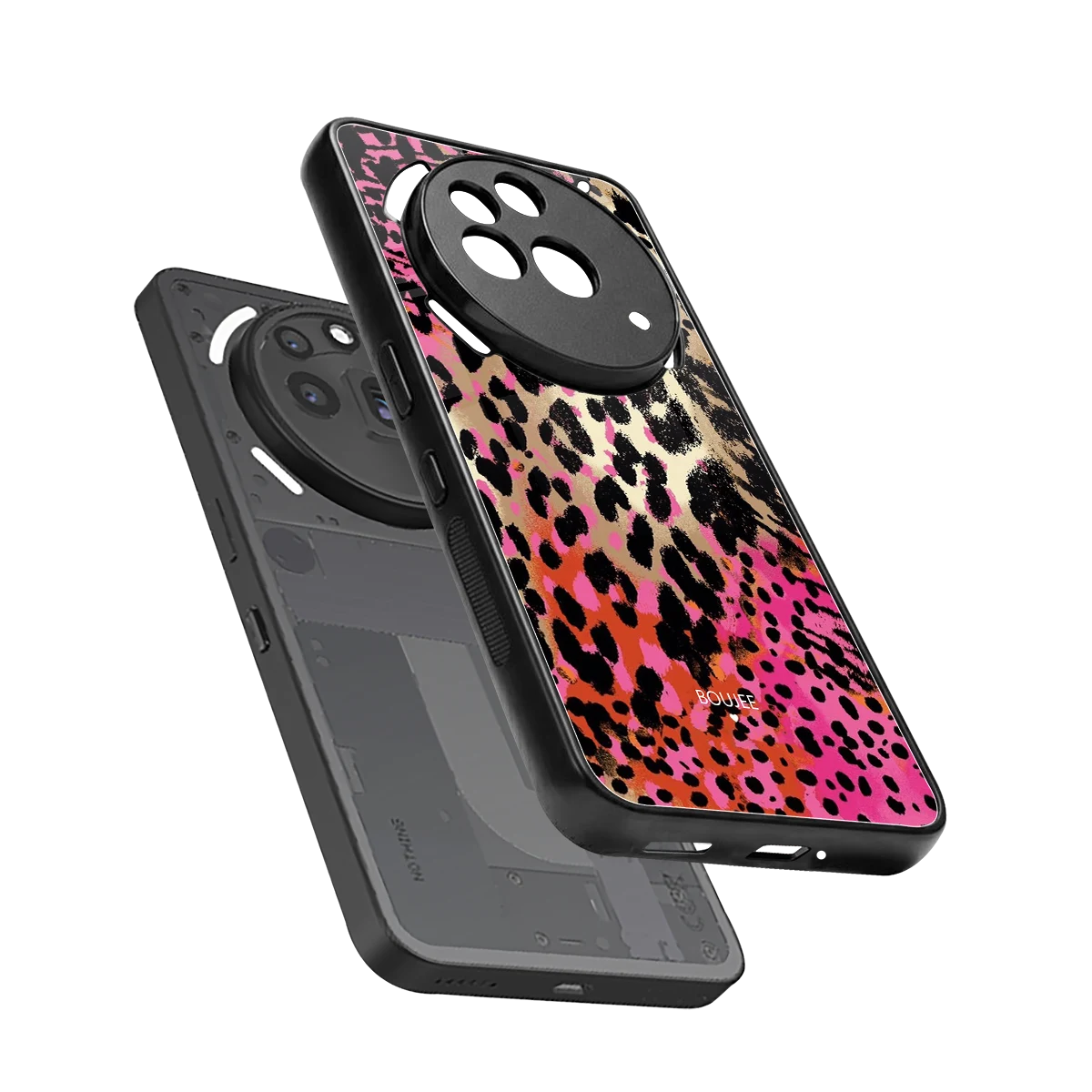 Savanna sleek nothing phone 3a pro cover with tempered glass back and TPU edges