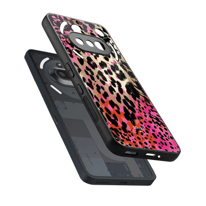 Savanna sleek nothing phone 3a cover with tempered glass back and TPU edges