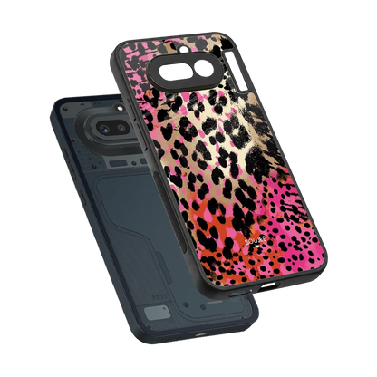 Savanna sleek nothing phone 4a cover with tempered glass back and TPU edges