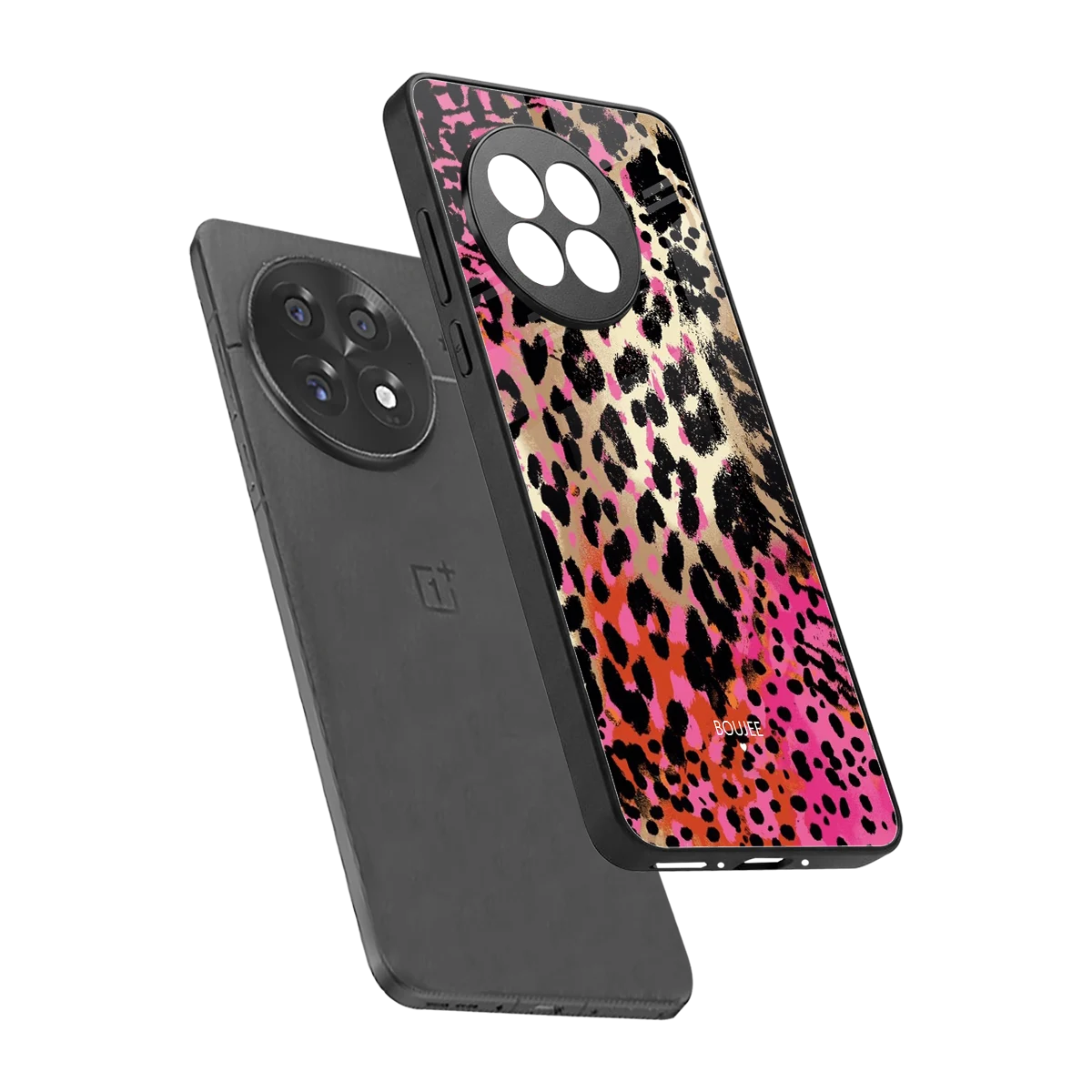 Savanna sleek oneplus 13r cover with tempered glass back and TPU edges