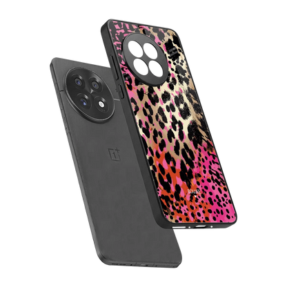 Savanna sleek oneplus 13r cover with tempered glass back and TPU edges