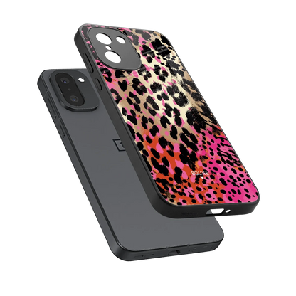 Savanna sleek oneplus 15r cover with tempered glass back and TPU edges