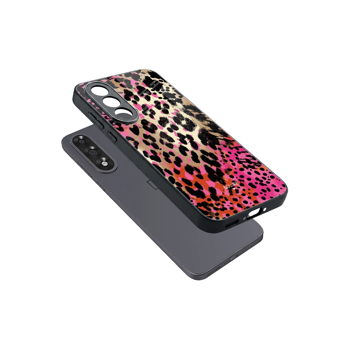 Savanna sleek oneplus nord 5 cover with tempered glass back and TPU edges