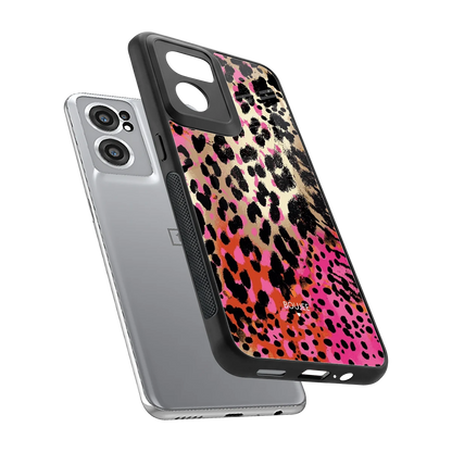 Savanna sleek oneplus nord ce 2 cover with tempered glass back and TPU edges