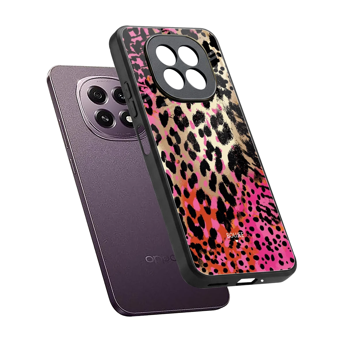 Savanna sleek oppo f29 5g cover with tempered glass back and TPU edges