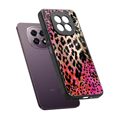 Savanna sleek oppo f29 5g cover with tempered glass back and TPU edges