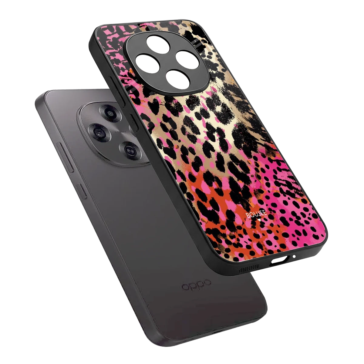 Savanna sleek oppo f31 pro 5g cover with tempered glass back and TPU edges