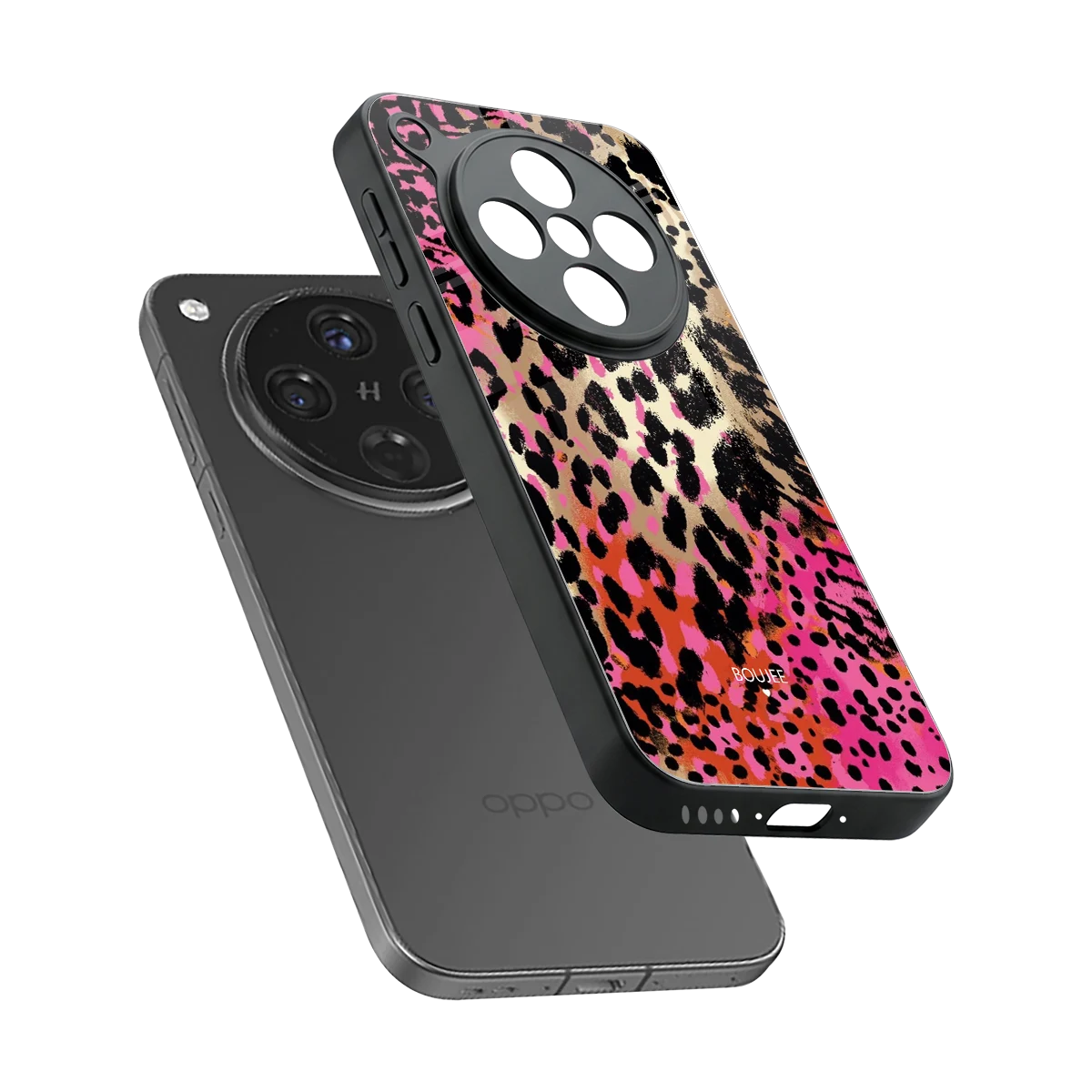 Savanna sleek oppo find x8 cover with tempered glass back and TPU edges